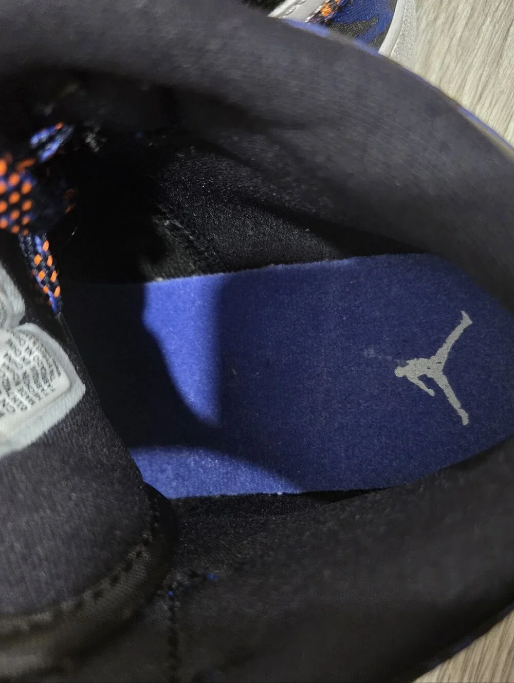 Nike Air Jordan Black High-Top Sneakers with Multicolor Tiger Print